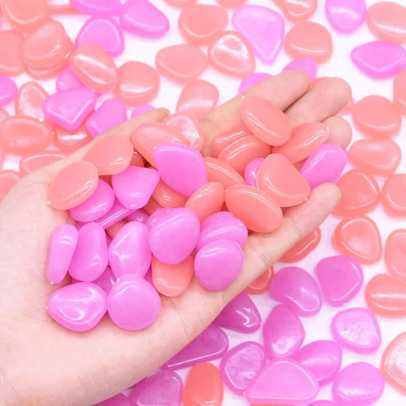 200 Luminous Glow In The Dark Pebbles