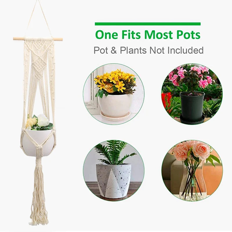 Macramé Handmade Plant Hangers