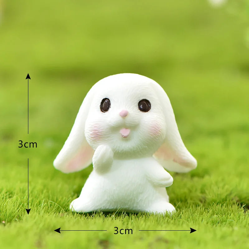 4 Piece Miniature Rabbit Sets For DIY