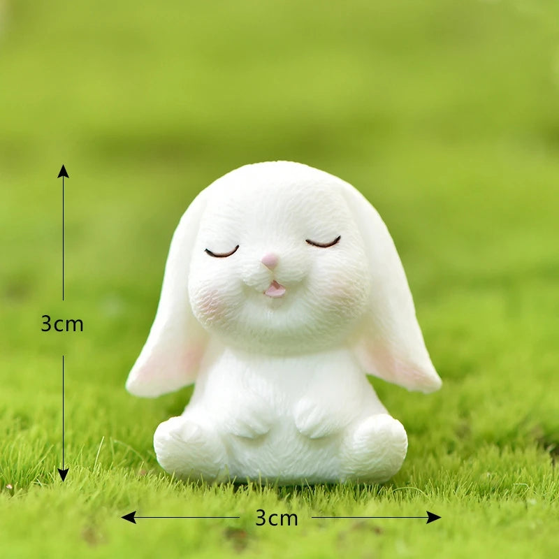 4 Piece Miniature Rabbit Sets For DIY