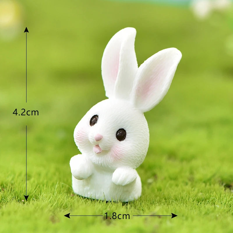 4 Piece Miniature Rabbit Sets For DIY