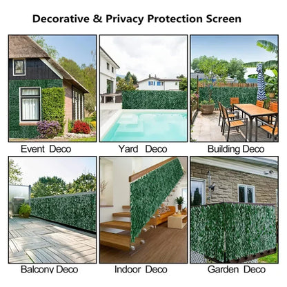 1-3m Artificial Ivy Leaf Privacy Fences