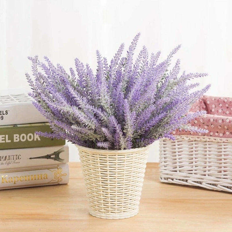 1-3 Bundles Artificial Lavender Flowers