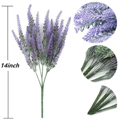 1-3 Bundles Artificial Lavender Flowers