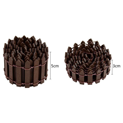 100 5-3cm Mini Wooden Fences For DIY